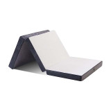 多功能三折高密度記憶綿床墊-90*200*10cm | 輕鬆收納 | 可作備用客人床 | 瑜珈/露營適用