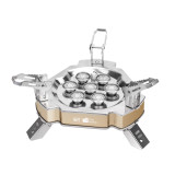 便攜式大功率氣爐-七頭 16800W | 電子點火 | 火力强勁 | 收納方便