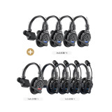 SYNCO奉科Xtalk X5無線降噪導播耳機-一拖八（9人通話）| 350米通話 | 一鍵降噪 | 加密防串頻