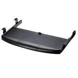 多功能鍵盤滑軌托盤-黑色托盤 | ABS材質 | 靜音滑軌 | 堅固耐用