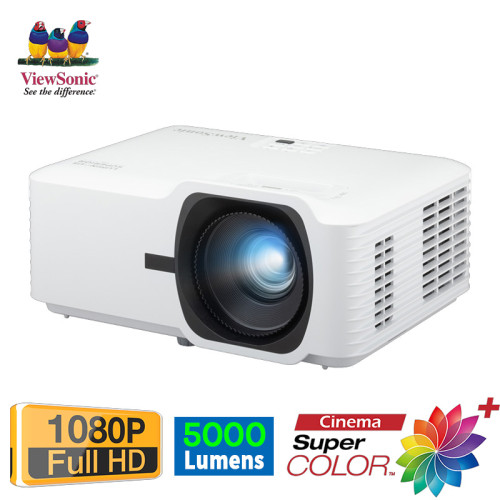 ViewSonic LS740HD 5000 ANSI 流明 1080p 雷射投影機 | 使用壽命長達 30,000 小時 |  300 吋的超大畫面 | 香港行貨