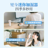 Yohome 雙核保濕清爽微米級噴霧多功能手持高速小風扇-白色 | 高速颶風級降溫 | 超長續航 | 香港行貨 | 一年保養