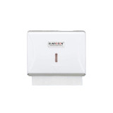 塑料防水抽紙盒-打孔款 白色 | 流線造型 | 掛牆式設計 | 一扣即合