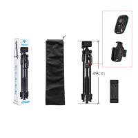 雲景F3366T多功能三腳架1.41米-藍牙款 | 可兼容多重設備 | 承重2kg 雲景F3366T多功能三腳架1.41米-藍牙款 | 可兼容多重設備 | 承重2kg