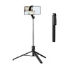 Z165 1.8米加長手機自拍棒三腳架-黑色 | 内嵌式藍牙遙控 | 强力防抖 | 超長伸縮