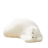 趴趴熊懶人沙發-白色 | 萌趣造型 | 柔軟手感 | 軟糯舒適