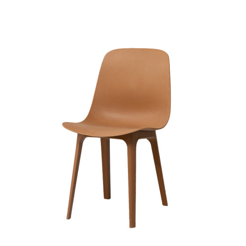 北歐簡約伊姆斯餐椅-啡色 | 人體工學設計 | 承重壓力強 | 環保材質安全可靠