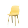 北歐簡約伊姆斯餐椅-黄色 | 人體工學設計 | 承重壓力強 | 環保材質安全可靠