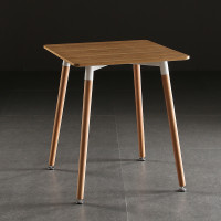 北歐伊姆斯簡約餐桌-木紋 120*80*75cm | 櫸木桌腿 | 時尚氛圍 | 多場景適用