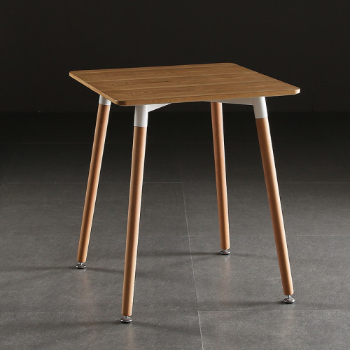 北歐伊姆斯簡約餐桌-木紋 120*80*75cm | 櫸木桌腿 | 時尚氛圍 | 多場景適用