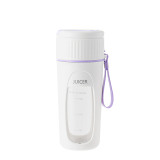 無線便攜電動榨汁杯340ml-紫色 | 現榨現喝 | 食品級304刀鋼刀頭 | 開蓋秒斷電