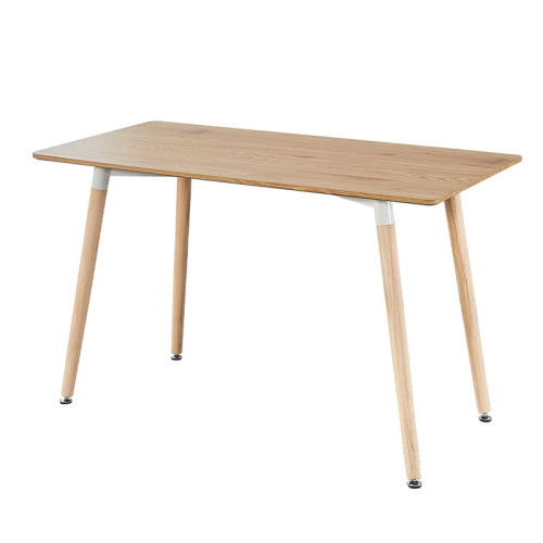 現代簡約風長桌-木色 1.2m*60cm*73cm | 舒適自然 | 圓滑邊角 | 穩固結實