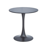 現代簡約風喇叭桌-黑色 80*80*75cm | 舒適自然 | 時尚百搭 | 穩固結實