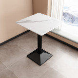 意式輕奢餐桌-方桌（黑腳） | 硬度級別高 | 超低吸滲率 | 環保安全