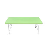 幼稚園折疊桌椅套裝-綠色長桌 | 學習玩樂專用 | HDPE加厚材質