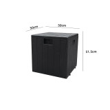 室内外通用HDPE收納箱-28加侖 藤紋 | 防塵防曬 | 容量大儲物方便