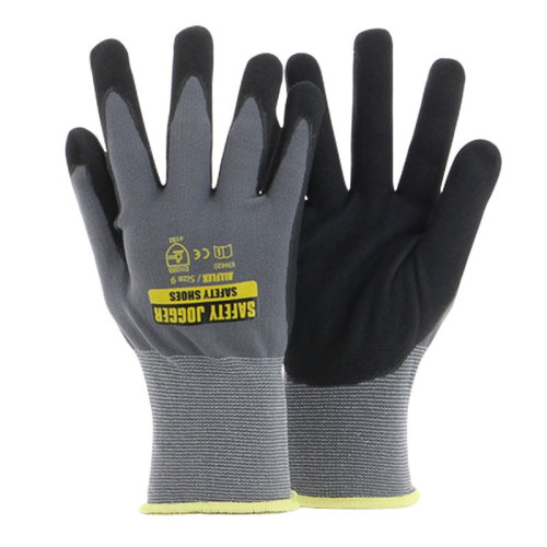 Safety Jogger ALLFLEX 安全手套-8碼 |  PU丁腈發泡塗層 | 防滑耐磨耐用 | 透氣舒適