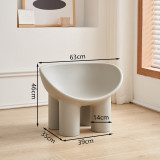 北歐簡約大象沙發椅-灰色 中號 | 學生適用 | PE材質 | 寬大椅面