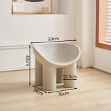 北歐簡約大象沙發椅-灰色 小號 | 兒童適用 | PE材質 | 寬大椅面