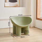 北歐簡約大象沙發椅-綠色 中號 | 學生適用 | PE材質 | 寬大椅面