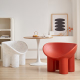 北歐簡約大象沙發椅-黃色 小號 | 兒童適用 | PE材質 | 寬大椅面