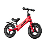 K12兒童無腳踏平衡車-紅色 | 加厚高碳鋼車架 | PU舒適大座椅 |  2-4歲寶寶適用