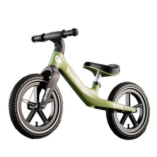 12寸兒童尼龍玻纖平衡車-綠色 | 高韌性耐摔抗壓 | 人體工學設計