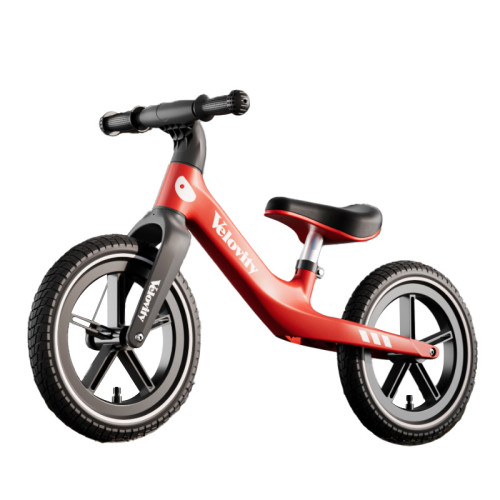 12寸兒童尼龍玻纖平衡車-紅色 | 高韌性耐摔抗壓 | 人體工學設計