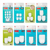 日本KM.簡約長方形掛鉤-608 | 防水防潮 | 一撕即用 | 牢固無痕