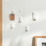 日本KM.簡約長方形掛鉤-608 | 防水防潮 | 一撕即用 | 牢固無痕