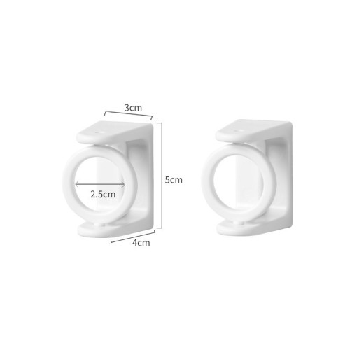 日本KM.4646A白色旋轉桿托掛鈎（兩個裝） | 附免釘膠 | 靈活使用 | 不易掉落