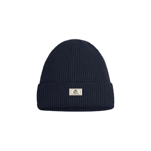 日系巴拉克兩用針織帽-深藍色 | 面料柔軟 | 防風保暖 | 抗靜電