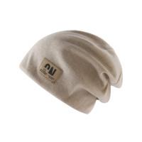 秋冬保暖針織堆堆帽-米色 | 頭圍（54cm-59cm） | 簡約休閑  | 柔軟舒適