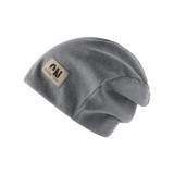 秋冬保暖針織堆堆帽-灰色 | 頭圍（54cm-59cm） | 簡約休閑  | 柔軟舒適