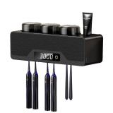 免插電烘乾牙刷消毒器-灰色 | 99.99%殺菌 | 免釘安裝