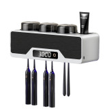 免插電烘乾牙刷消毒器-白色 | 99.99%殺菌 | 免釘安裝