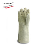 CASTONG卡司頓 ABG-5T-45加長加厚耐高溫手套-均碼 | 500°C隔熱防燙 | 車工精細 | 吸汗舒適