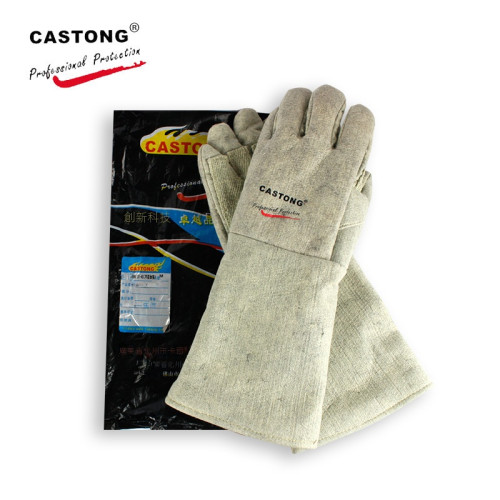 CASTONG卡司頓 ABG-5T-45加長加厚耐高溫手套-均碼 | 500°C隔熱防燙 | 車工精細 | 吸汗舒適