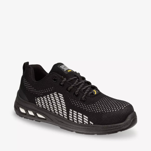 SAFETY JOGGER FITZ S1P LOW 低鋼鞋頭安全鞋(黑色) - 44碼 | 透氣網布 | 防砸/防刺/防靜電/防滑/耐磨/緩震