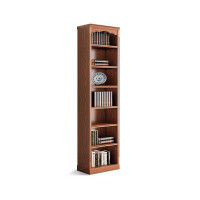 實木多層落地書架-櫻桃色小號 | 採用品質板材 | 大隔層設計 | 高度可調