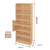 圖書館木質書架-板厚:1.8cm（80cm*24cm*240cm） | 可調節層板 | 自由組合 | 加厚板材 | 結構穩固