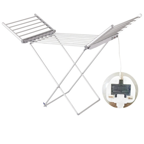 恆溫智慧摺疊電熱晾衣架 | 均勻受熱 | 安全省電 | 完全靜音