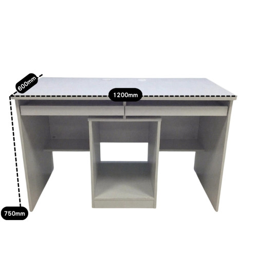 簡約電腦桌-1200*600*750mm雙人桌 | 學校適用 | 防火/防污/防損