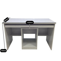 簡約電腦桌-1400*600*750mm雙人桌 | 學校適用 | 防火/防污/防損