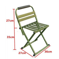 戶外折疊釣魚凳-升級靠背款中號 | 一步摺曡 | 輕便小巧 | 加固加厚鋼管設計