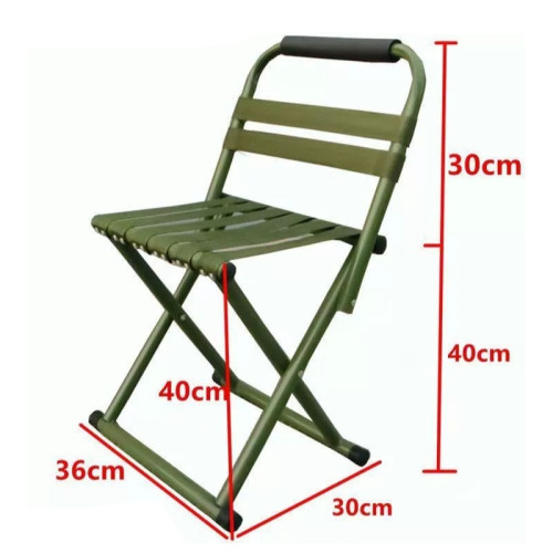戶外折疊釣魚凳-升級靠背款大號 | 一步摺曡 | 輕便小巧 | 加固加厚鋼管設計