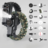 十三合一戶外求生手環-綠色 | 應對突發情況 |​​ 功能多樣