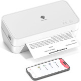 Phomemo S821 便攜式A4桌上型打印機 - 白色 | A4 全幅面列印 | 低雜訊高效運作