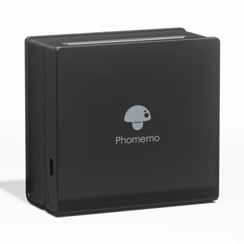 Phomemo M02 超便攜多功能打印機 - 黑色 | 無需墨水 | 藍牙連接 | 體積小巧