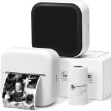 Phomemo M02X 藍牙熱敏貼紙打印機 - 白色 | 適用於手帳製作 | 協助學生錯誤整理 | 可用於 DIY 創作